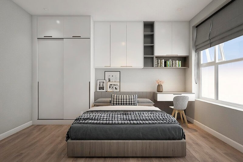 Giường ngủ chung cư gỗ công nghiệp Giường ngủ chung cư gỗ công nghiệp