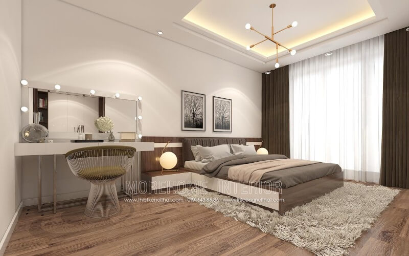 Giường ngủ chung cư gỗ công nghiệp Giường ngủ chung cư gỗ công nghiệp