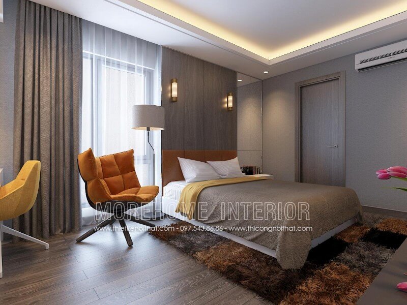 Giường ngủ chung cư hiện đại Giường ngủ chung cư hiện đại